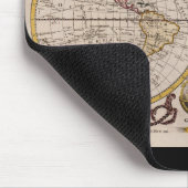 Karte 1782 der Welt durch George Augustus Baldwyn Mousepad (Ecke)