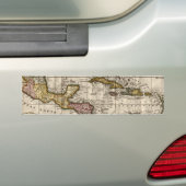 Karte 1790 der Antillen durch Dilly und Robinson Autoaufkleber (Auf Auto)