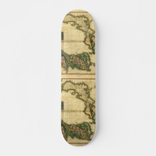 Karte 1815 von Korea und von Japan Skateboard (Vorne)