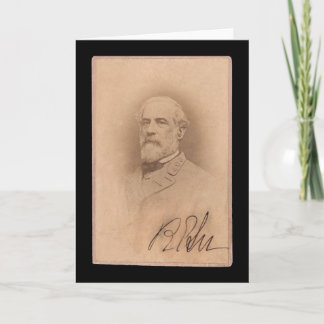 Karte 1860 Roberts E. Lee Signed