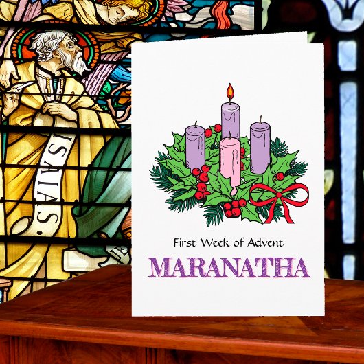 Karte #1 von 4 für Advent (Erste Woche: HOPE)