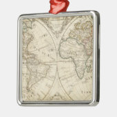 Karte 2 silbernes ornament (Links)