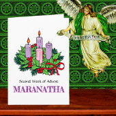 Karte #2 von 4 für Advent (Zweite Woche: PEACE)