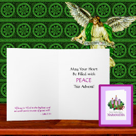 Karte #2 von 4 für Advent (Zweite Woche: PEACE)