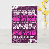 Karte 311 Rock-and-RollMama-Leopard-Mutter Tages (Gelbe Blume)