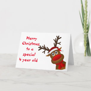 KARTE "4 YR ALT" MIT SANTA/CAROLERS