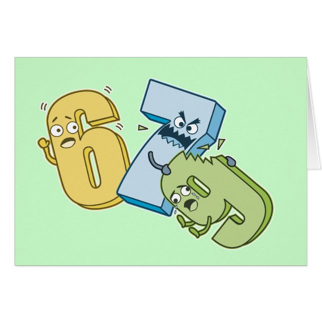 Karte 6789 (Vorderseite (Horizontal))