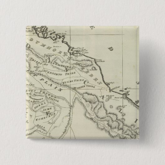 Karte Abessiniens Button (Vorderseite)