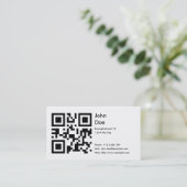 Karte (Adresse, Telefon, E-Mail, Netz) (Stehend Vorderseite)