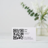 Karte (Adresse, Telefon, E-Mail, Netz) (Stehend Vorderseite)