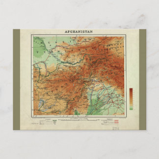 Karte Afghanistans (1912)