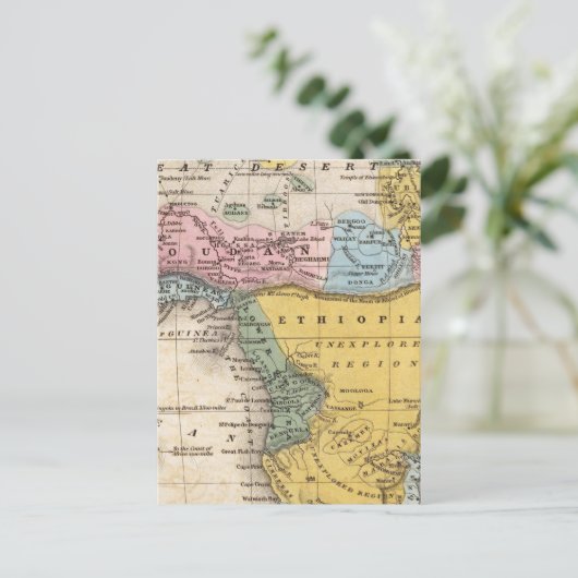 Karte Afrikas (Stehend Vorderseite)