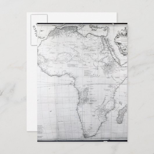 Karte Afrikas (Vorne/Hinten)