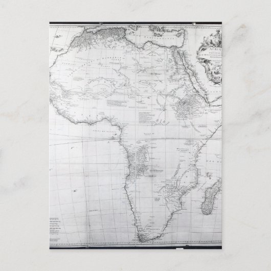 Karte Afrikas (Vorderseite)