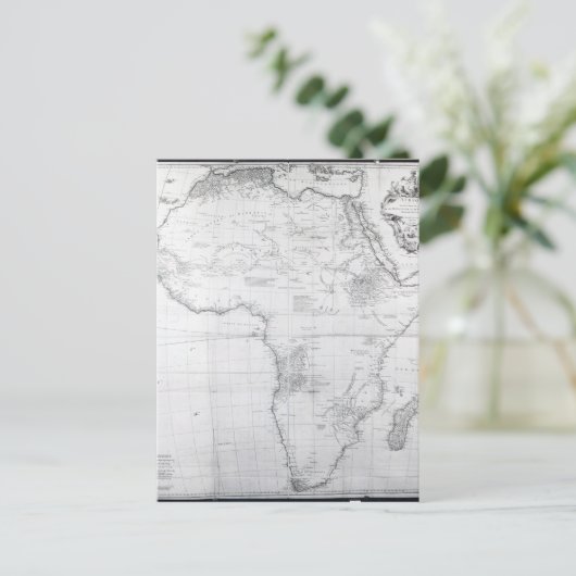 Karte Afrikas (Stehend Vorderseite)