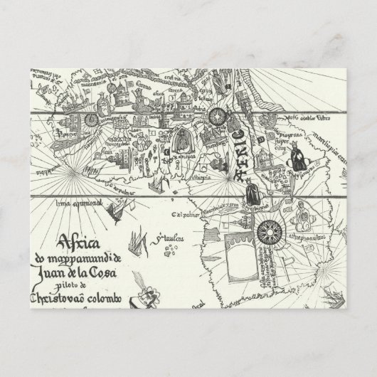 Karte Afrikas | 1500 (Vorderseite)