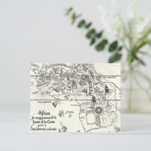 Karte Afrikas | 1500 (Stehend Vorderseite)