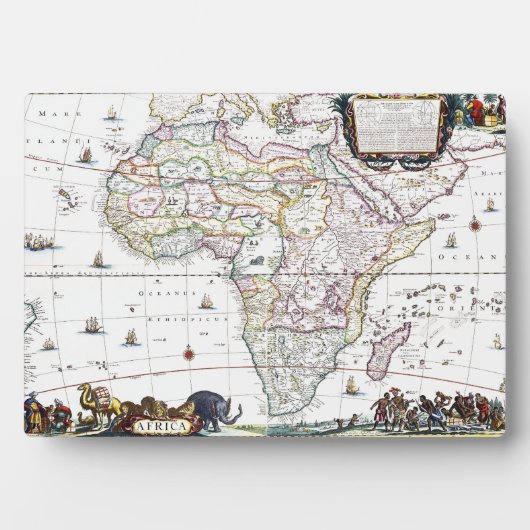 Karte Afrikas | 1696 Fotoplatte (Vorderseite)