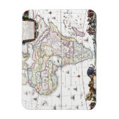 Karte Afrikas | 1696 Magnet (Vertikal)