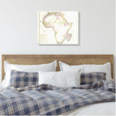 Karte Afrikas, 1821 Leinwanddruck (Insitu (Schlafzimmer))