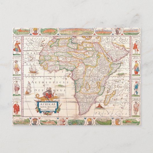 Karte Afrikas 2 (Vorderseite)