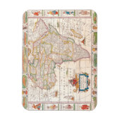 Karte Afrikas 2 Magnet (Vertikal)