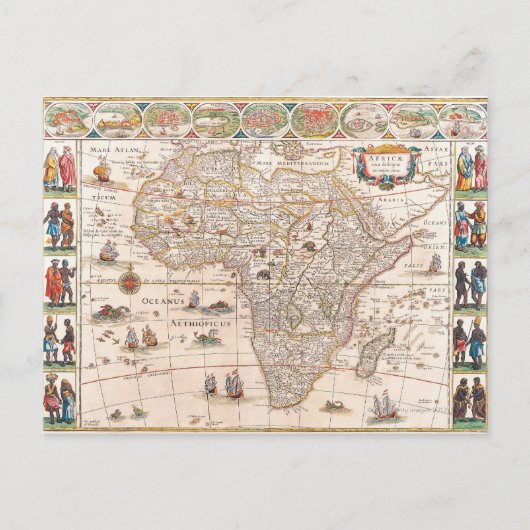 Karte Afrikas 3 (Vorderseite)