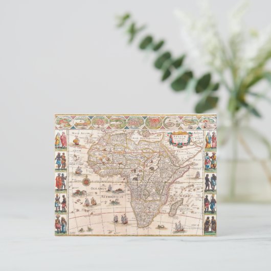 Karte Afrikas 3 (Stehend Vorderseite)