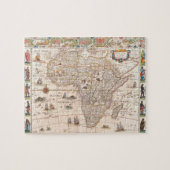 Karte Afrikas 3 Puzzle (Horizontal)