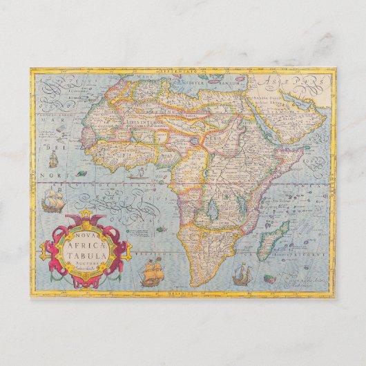 Karte Afrikas 4 (Vorderseite)