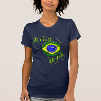 Karte Afrikas Brasilien Afrika T-Shirt