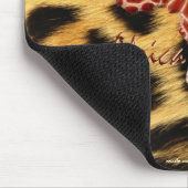 Karte Afrikas, der dunkle Kontinent Mousepad (Ecke)