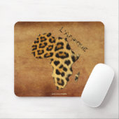 Karte Afrikas, der dunkle Kontinent Mousepad (Mit Mouse)
