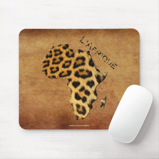 Karte Afrikas, der dunkle Kontinent Mousepad (Mit Mouse)