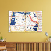 Karte Afrikas Leinwanddruck (Insitu (Wohnzimmer))