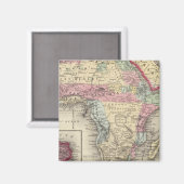 Karte Afrikas Magnet (Vorderseite/Rückseite)