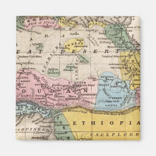 Karte Afrikas Magnet