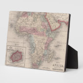 Karte Afrikas mit St Helena Fotoplatte (Seite)