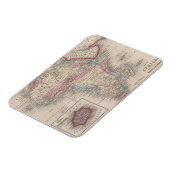 Karte Afrikas mit St Helena Magnet (Linke Seite)