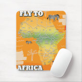 Karte Afrikas Mousepad (Mit Mouse)