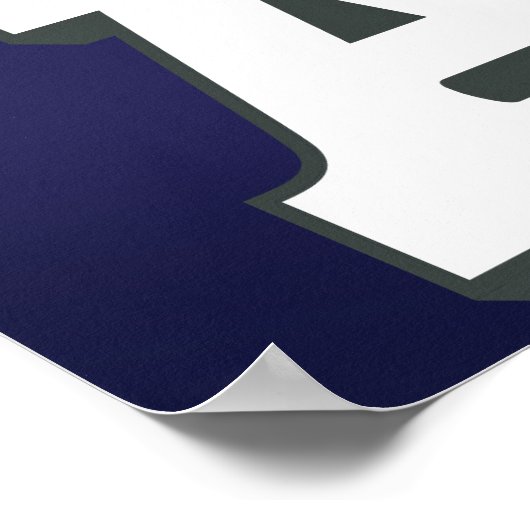 Karte Afrikas Poster (Ecke)