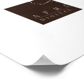 Karte Afrikas Poster (Ecke)