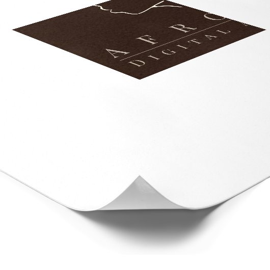 Karte Afrikas Poster (Ecke)