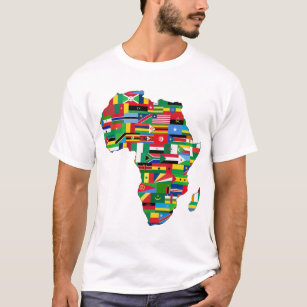 Karte Afrikas T-Shirt