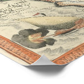 Karte Afrikas und der Arabischen Halbinsel Poster (Ecke)