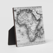 Karte Afrikas | von Thomas Stirling eingraviert Fotoplatte (Vorderseite)