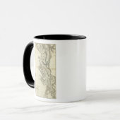 Karte Albaniens Tasse (Vorderseite Links)