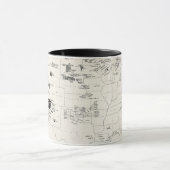 KARTE: AMERIKANISCHE UREINWOHNER 2 TASSE (Zentrum)