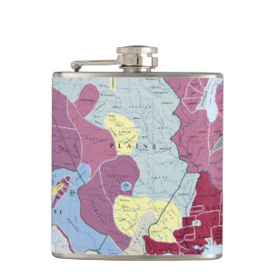 KARTE: AMERIKANISCHE UREINWOHNER FLACHMANN