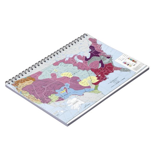 KARTE: AMERIKANISCHE UREINWOHNER NOTIZBLOCK (Linke Seite)